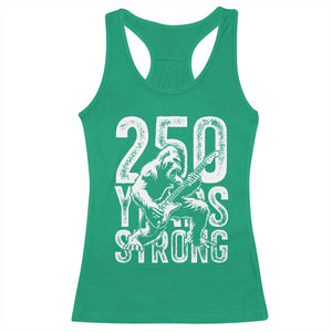 250 Years Strong Bigfoot Guitar Racerback Tank Top USA 250th Anniversary Gift TS12 Irish Green Print Your Wear