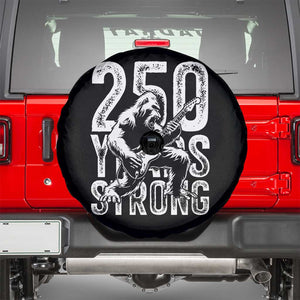 250 Years Strong Bigfoot Guitar Spare Tire Cover USA 250th Anniversary Gift TS12 Black Print Your Wear