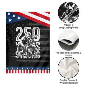 250 Years Strong Bigfoot Guitar Patriotic Garden Flag USA 250th Anniversary Gift TS12 Print Your Wear