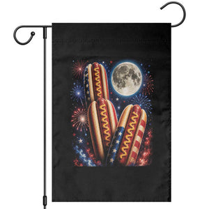 4th Of July Hotdog Fireworks Garden Flag American Food Lovers TS12 Black Print Your Wear