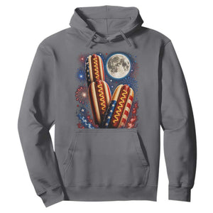 4th Of July Hotdog Fireworks Hoodie American Food Lovers TS12 Charcoal Print Your Wear