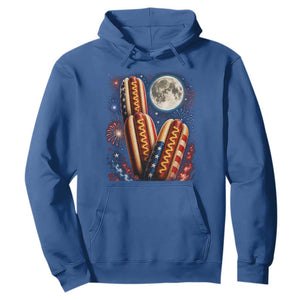 4th Of July Hotdog Fireworks Hoodie American Food Lovers TS12 Royal Blue Print Your Wear