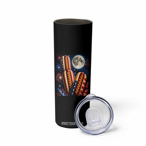 4th Of July Hotdog Fireworks Skinny Tumbler American Food Lovers TS12 Print Your Wear
