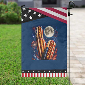 4th Of July Hotdog Fireworks Patriotic Garden Flag American Food Lovers TS12 Classic Blue Black Print Your Wear