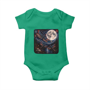 American Flag Dragonfly Patriotic 4th Of July Baby Onesie TS12 Irish Green Print Your Wear