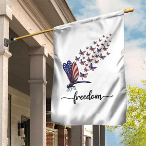 Freedom Dragonfly American Flag 4th Of July Garden Flag Patriotic Nature Lover Graphic TS12 Print Your Wear