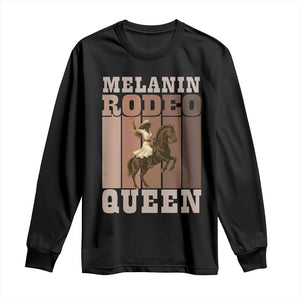African American Cowgirl Long Sleeve Shirt Melanin Rodeo Queen Western Country TS12 Black Print Your Wear