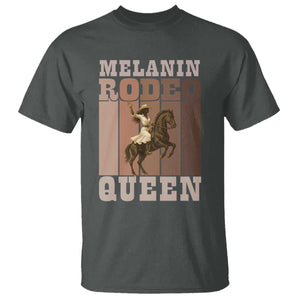African American Cowgirl T Shirt Melanin Rodeo Queen Western Country TS12 Dark Heather Print Your Wear
