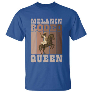 African American Cowgirl T Shirt Melanin Rodeo Queen Western Country TS12 Royal Blue Print Your Wear