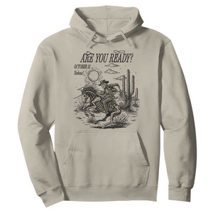 Halloween Skeleton Hoodie Are You Ready October 31 Rodeo Cowboy TS12 Sand Print Your Wear
