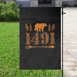 1491 Indigenous Peoples Day Garden Flag Proud Native American Pride