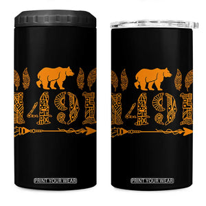 1491 Indigenous Peoples Day 4 in 1 Can Cooler Tumbler Proud Native American Pride