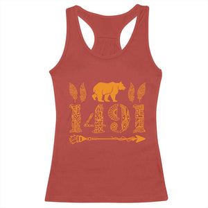 1491 Indigenous Peoples Day Racerback Tank Top Proud Native American Pride