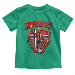 Funny Norway Norwegian Moose Toddler T Shirt Soccer Fan Game Day Gift TS12 Irish Green Print Your Wear