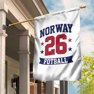 Vintage Norway Fotball Garden Flag Norwegian Flag Game Day Fan Gift TS12 Print Your Wear