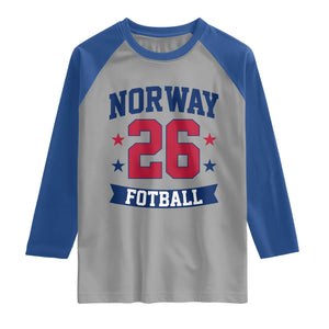 Vintage Norway Fotball Raglan Shirt Norwegian Flag Game Day Fan Gift TS12 Sport Gray Royal Print Your Wear