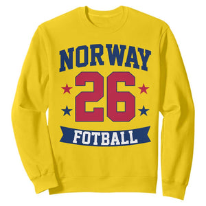 Vintage Norway Fotball Sweatshirt Norwegian Flag Game Day Fan Gift TS12 Daisy Print Your Wear