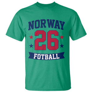 Vintage Norway Fotball T Shirt Norwegian Flag Game Day Fan Gift TS12 Irish Green Print Your Wear