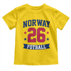 Vintage Norway Fotball Toddler T Shirt Norwegian Flag Game Day Fan Gift TS12 Daisy Print Your Wear