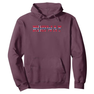 Vintage Norway Fotball Hoodie Scandinavian Pride Fan Gift TS12 Maroon Print Your Wear
