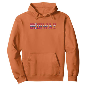 Vintage Norway Fotball Hoodie Scandinavian Pride Fan Gift TS12 Orange Print Your Wear