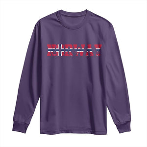 Vintage Norway Fotball Long Sleeve Shirt Scandinavian Pride Fan Gift TS12 Purple Print Your Wear