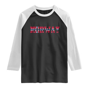Vintage Norway Fotball Raglan Shirt Scandinavian Pride Fan Gift TS12 Black White Print Your Wear