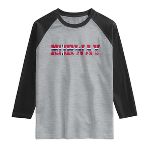 Vintage Norway Fotball Raglan Shirt Scandinavian Pride Fan Gift TS12 Heather Gray Black Print Your Wear