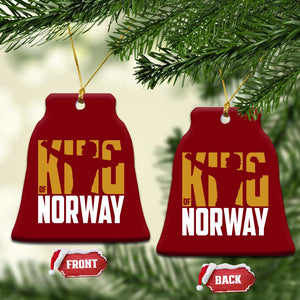 King Of Norway Football Ceramic Ornament Proud Norwegian Supporter Fan TS12 Print Your Wear