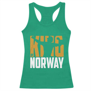 King Of Norway Football Racerback Tank Top Proud Norwegian Supporter Fan TS12 Irish Green Print Your Wear