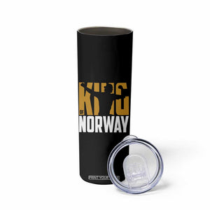 King Of Norway Football Skinny Tumbler Proud Norwegian Supporter Fan TS12 Print Your Wear