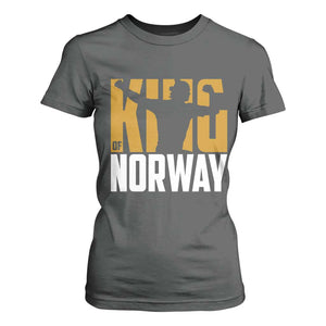 King Of Norway Football T Shirt For Women Proud Norwegian Supporter Fan TS12 Dark Heather Print Your Wear