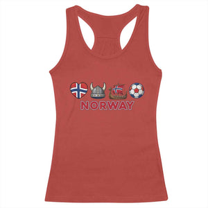Norwegian Pride Racerback Tank Top Norway Soccer Football Supporter Gift TS12 Red Print Your Wear
