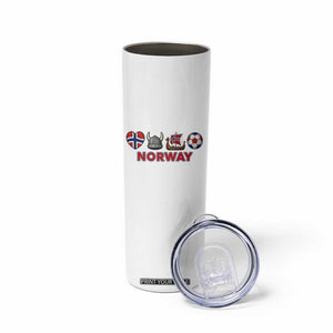 Norwegian Pride Skinny Tumbler Norway Soccer Football Supporter Gift TS12 Print Your Wear