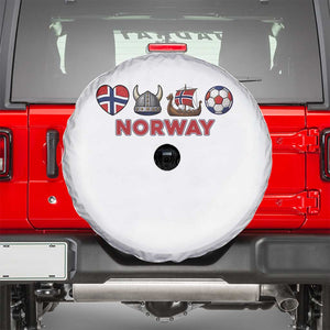 Norwegian Pride Spare Tire Cover Norway Soccer Football Supporter Gift TS12 White Print Your Wear