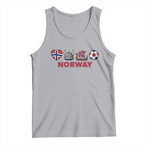 Norwegian Pride Tank Top Norway Soccer Football Supporter Gift TS12 Athletic Heather Print Your Wear
