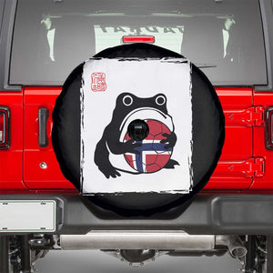 Grumpy Frog Norway Soccer Fan Spare Tire Cover Japanese Style Match Day TS12 Black Print Your Wear