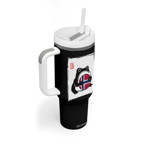 Grumpy Frog Norway Soccer Fan Tumbler With Handle Japanese Style Match Day TS12 Print Your Wear
