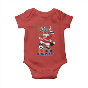 Ro Ro Norway Baby Onesie Norwegian Pride Cat Lover Norway Flag Gift TS12 Red Print Your Wear