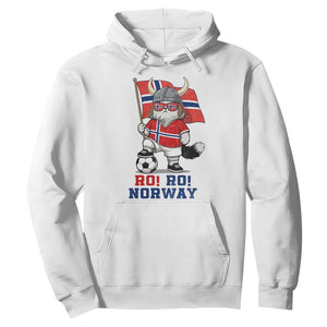 Ro Ro Norway Hoodie Norwegian Pride Cat Lover Norway Flag Gift TS12 White Print Your Wear
