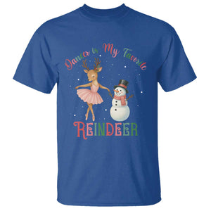Christmas Ballet Reindeer T Shirt Dancer Is My Favorite Reindeer Gift TS12 Royal Blue Print Your Wear