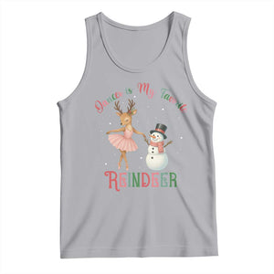 Christmas Ballet Reindeer Tank Top Dancer Is My Favorite Reindeer Gift TS12 Athletic Heather Print Your Wear