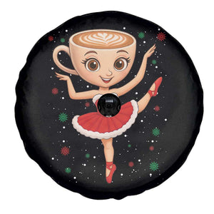 Funny Christmas Spare Tire Cover Ballerina Cappuccino Brainrot Meme Gift TS12 Print Your Wear