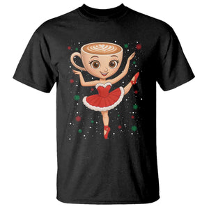 Funny Christmas T Shirt Ballerina Cappuccino Brainrot Meme Gift TS12 Black Print Your Wear