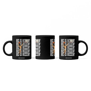 Christian Basketball Lover Coffee Mug He Is Rizzin Funny Gift TS12 Print Your Wear