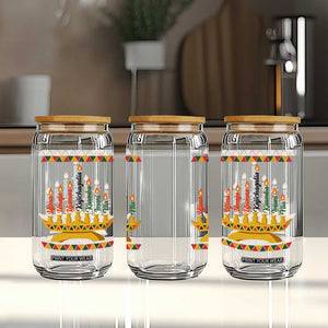 7 Principles Of Kwanzaa Glass Can Festival Of Lights African Heritage Gift TS12 Print Your Wear