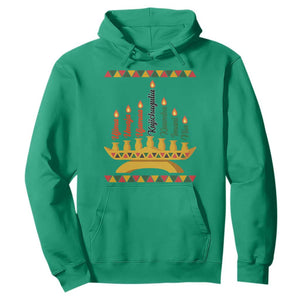 7 Principles Of Kwanzaa Hoodie Festival Of Lights African Heritage Gift TS12 Irish Green Print Your Wear