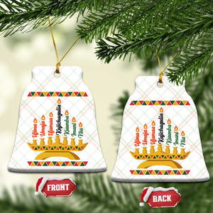 7 Principles Of Kwanzaa Ceramic Ornament Festival Of Lights African Heritage Gift - Print Your Wear