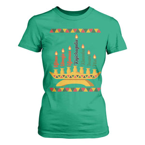7 Principles Of Kwanzaa T Shirt For Women Festival Of Lights African Heritage Gift TS12 Irish Green Print Your Wear
