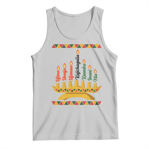 7 Principles Of Kwanzaa Tank Top Festival Of Lights African Heritage Gift TS12 Ash Print Your Wear